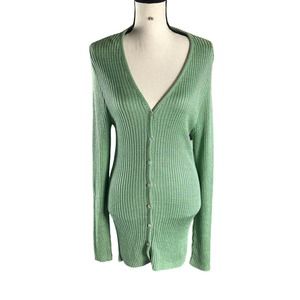 Vintage David Benjamin Olive Sweater Dress-Size Large